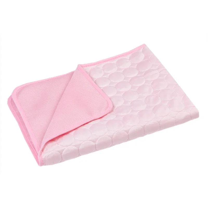 Tapis rafraîchissant d'été pour chat et chien — maille respirante, couchage confortable